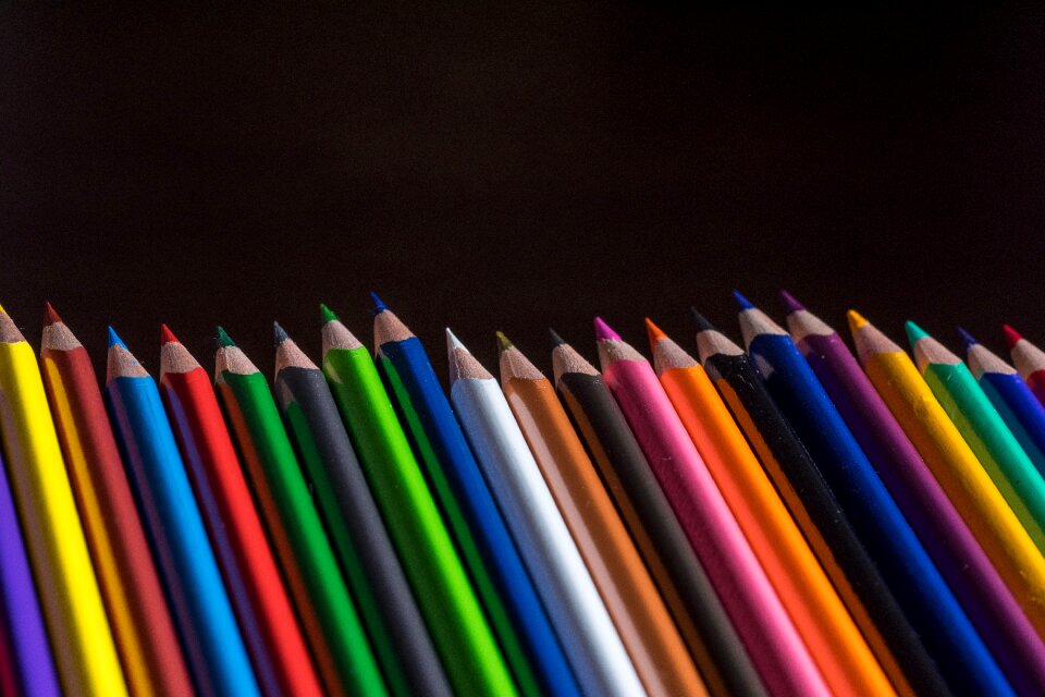 Colorful color paint