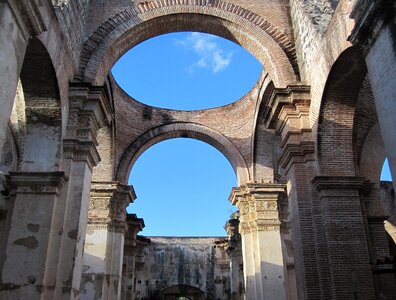 Historical ruins church