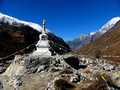 Stupa kanjin gompa photo