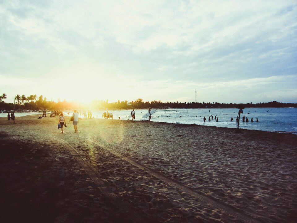 Sunset sun sunset beach
