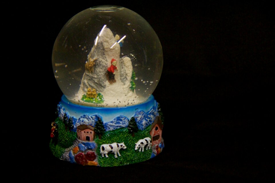 Music box winter alpine