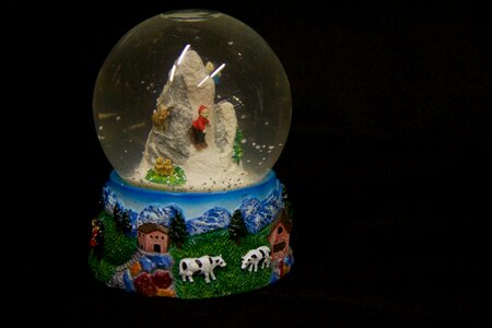 Music box winter alpine