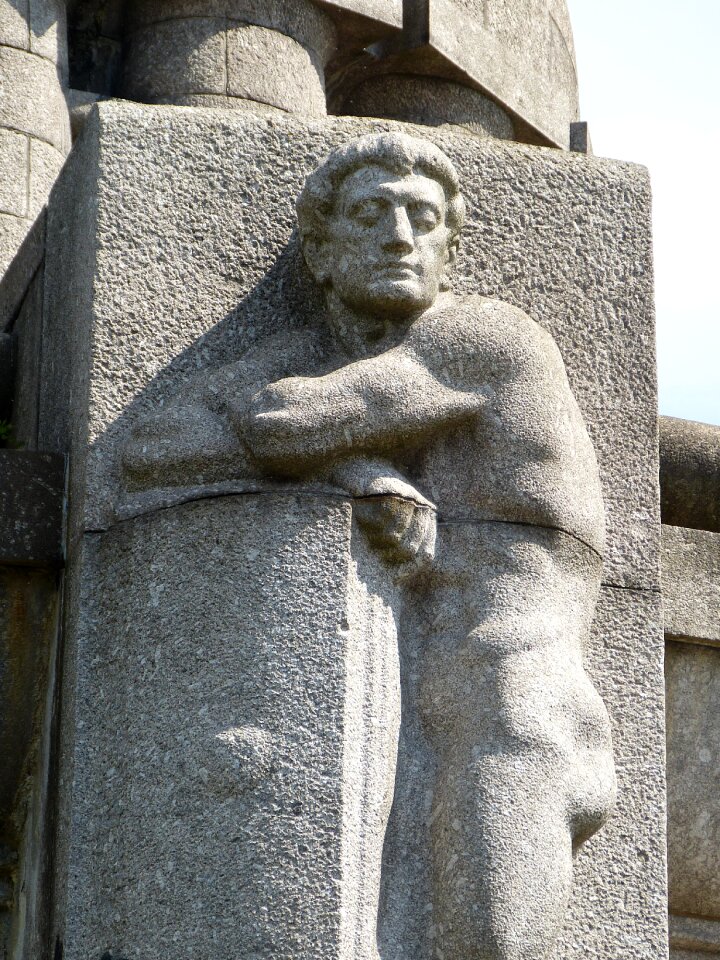 Historically statue bismarck