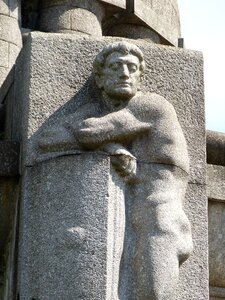 Historically statue bismarck