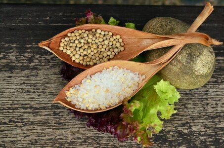 Coarse salts spice season