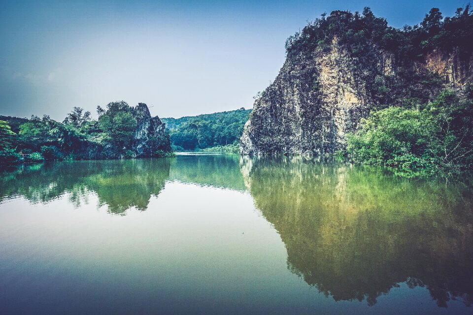 Nature reflection outdoor
