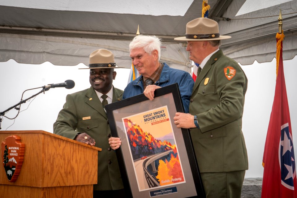 Foothills Parkway Ribbon Cutting, November 9, 2018--Joye Ardyn Durham