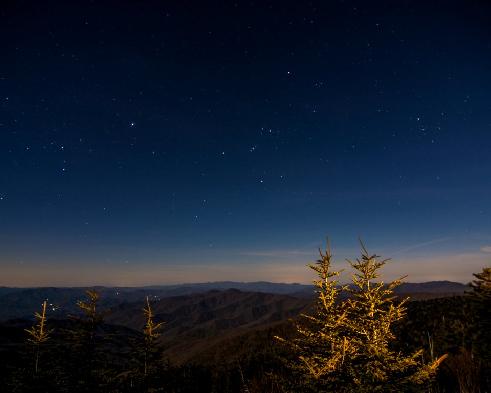 Night sky at Clingmans Dome, March 2018--Thom McManus