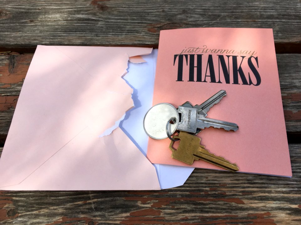 Thanks for the Keys