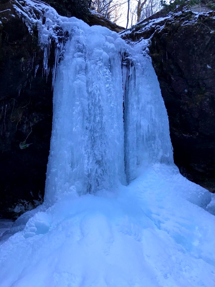 Frozen Grotto Falls, January 2018--Maggie Blake