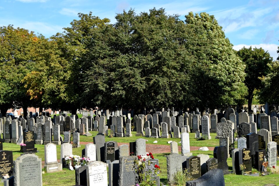 Graves graveyard memorial photo