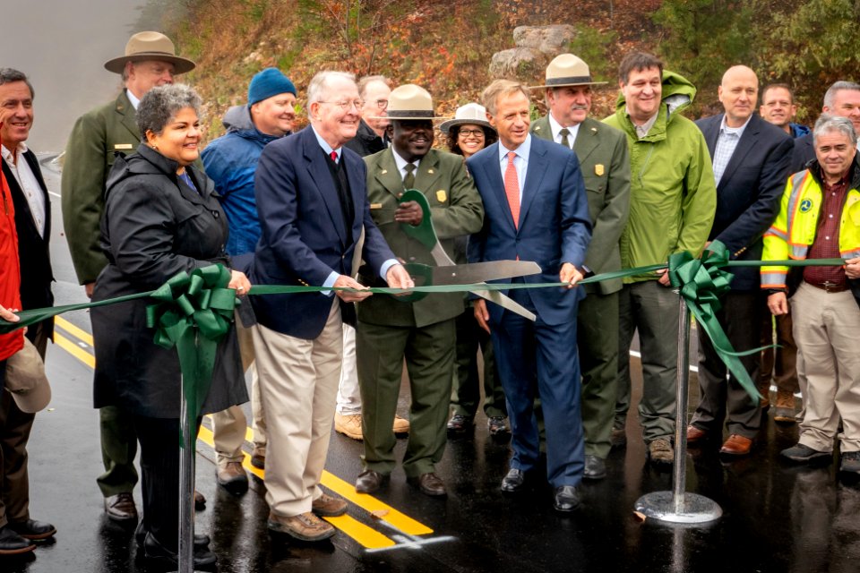 Foothills Parkway Ribbon Cutting, November 9, 2018--Joye Ardyn Durham