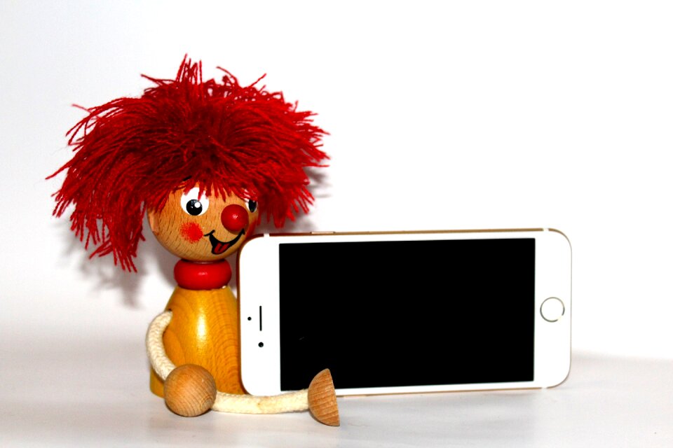 Phone funny figure