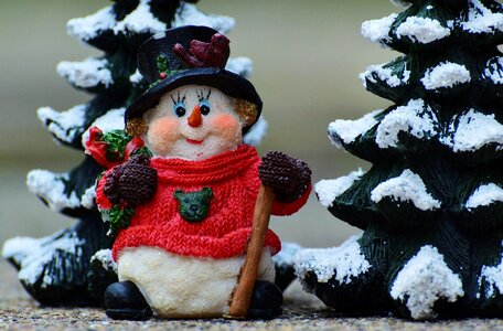 Snow snowmen wintry