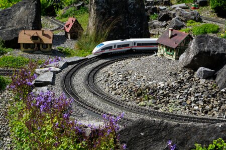 Train transport rails