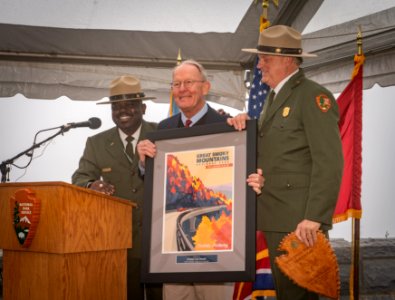 Foothills Parkway Ribbon Cutting, November 9, 2018--Joye Ardyn Durham