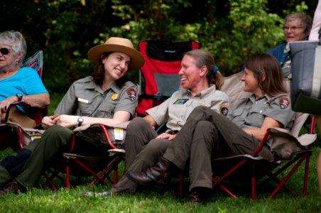 Rangers Maggie Blake, Jennifer Hale, and Stephanie Sutton, September 2018--Jessie Snow