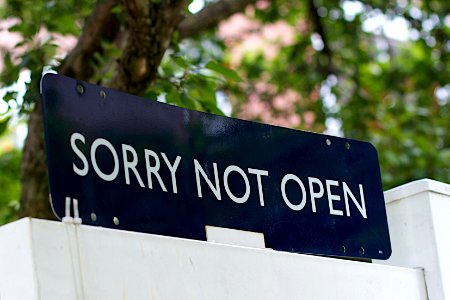 Open is Never Having to Say Sorry