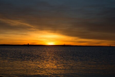 Water sun sky photo