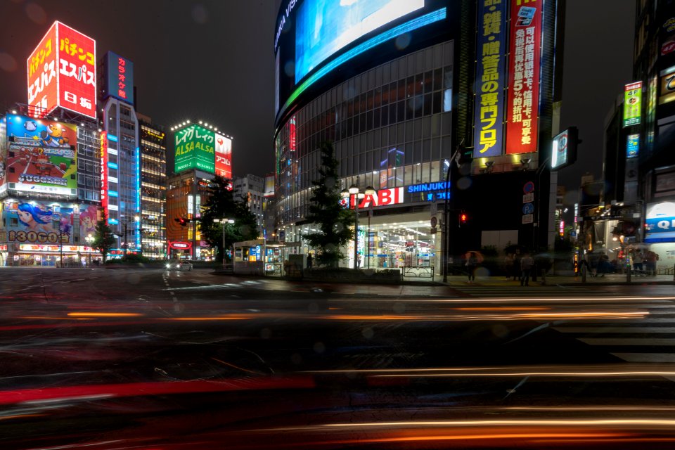 2019 Tokyo Nighttime Neon Pedestrians and Traffic (16) photo