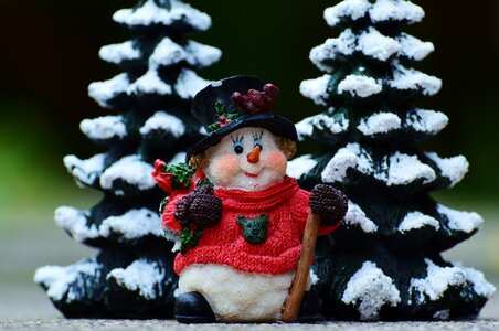 Snow snowmen wintry