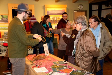 Visitors enjoying the 2018 Festival of Christmas Past, December 8, 2018--Warren Bielenberg