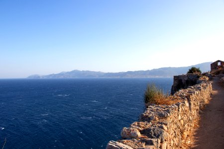 View from old fort of Monemvasia photo