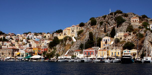 The harbour at Symi. photo