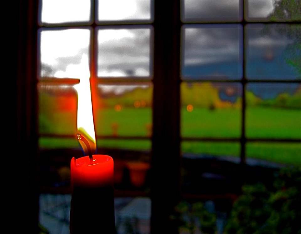 One Candle That Paints the Landscape
