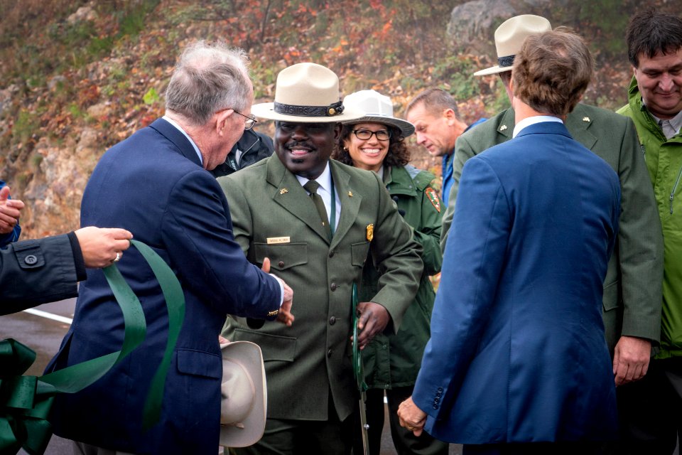 Foothills Parkway Ribbon Cutting, November 9, 2018--Joye Ardyn Durham