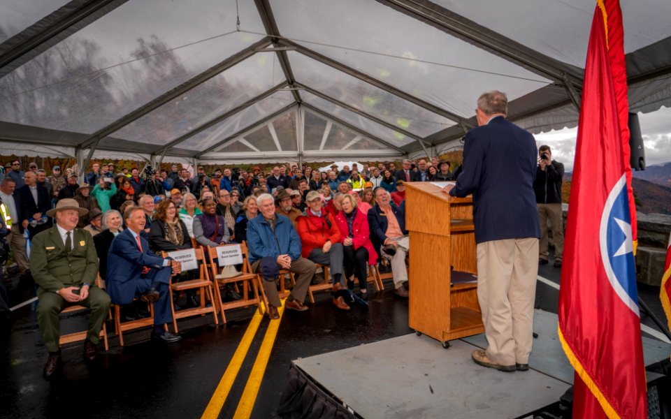 Foothills Parkway Ribbon Cutting, November 9, 2018--Joye Ardyn Durham