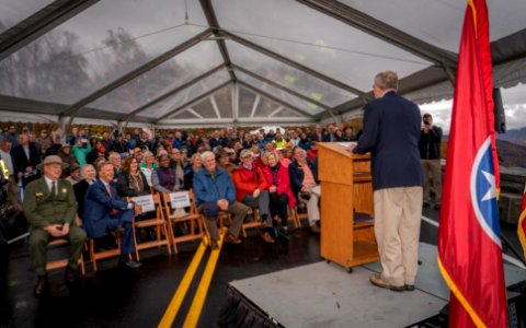 Foothills Parkway Ribbon Cutting, November 9, 2018--Joye Ardyn Durham
