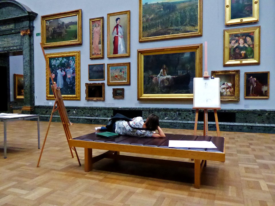 On the couch in Tate Britain