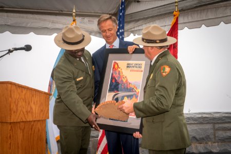 Foothills Parkway Ribbon Cutting, November 9, 2018--Joye Ardyn Durham