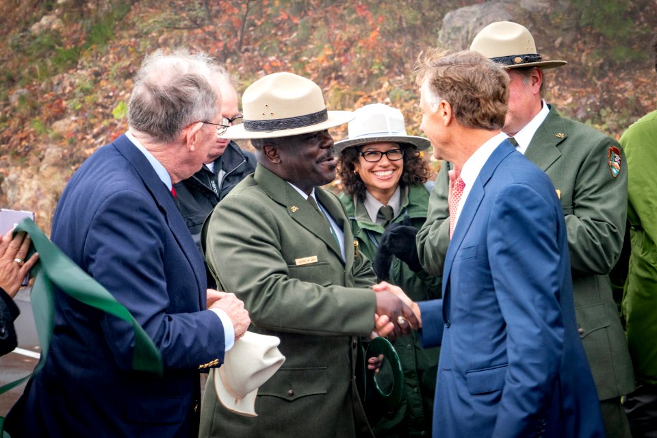 Foothills Parkway Ribbon Cutting, November 9, 2018--Joye Ardyn Durham