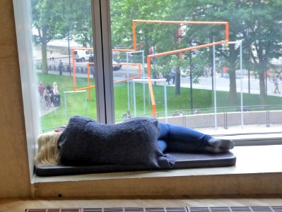 Resting in Tate Modern