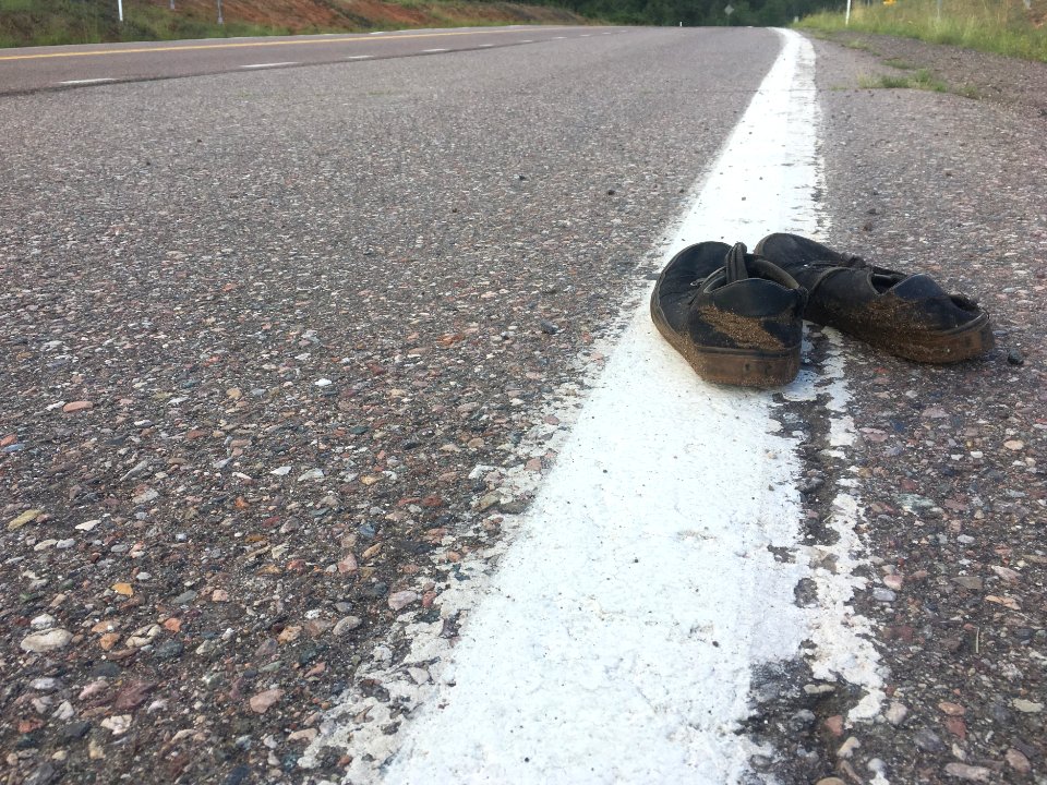 Lost Shoes on The Highway