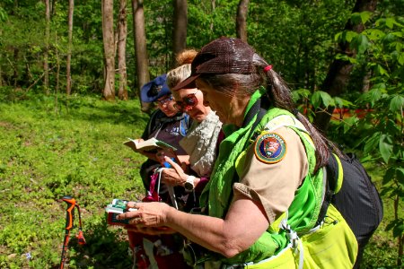 Volunteer Wanda DeWaard, April 2018--Warren Bielenberg