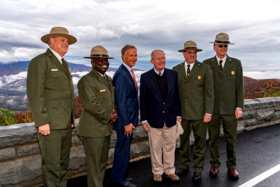 Foothills Parkway Ribbon Cutting, November 9, 2018--Joye Ardyn Durham