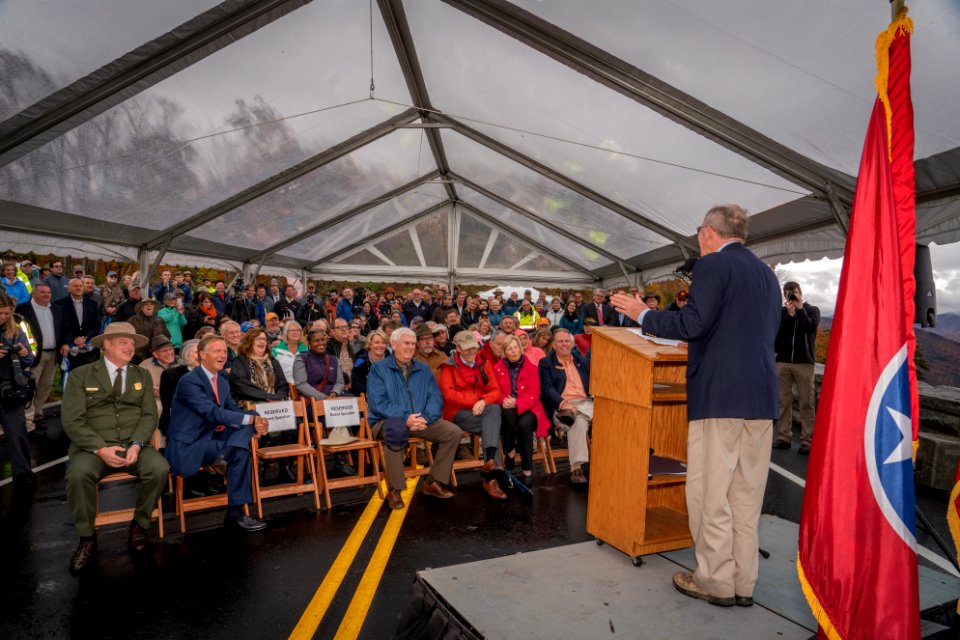 Foothills Parkway Ribbon Cutting, November 9, 2018--Joye Ardyn Durham