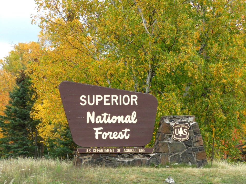 Superior National Forest Sign