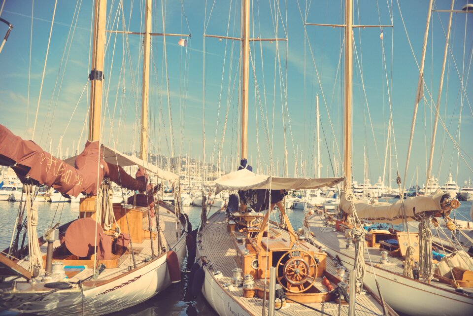 Harbor port sailboat