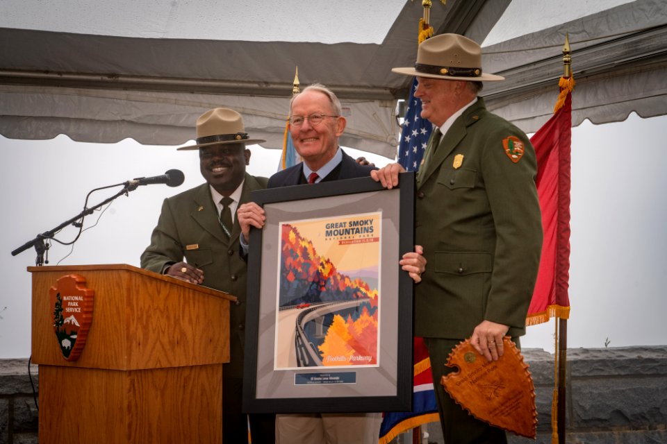 Foothills Parkway Ribbon Cutting, November 9, 2018--Joye Ardyn Durham