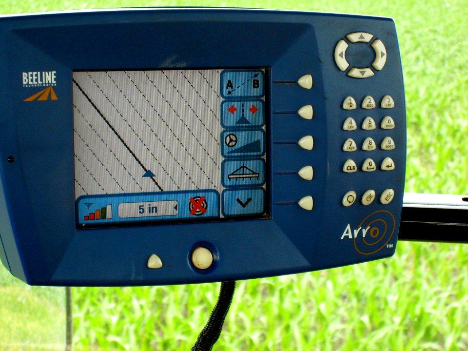 GPS Steers the tractor