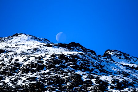 Norway Moon over the mountains  (1361)