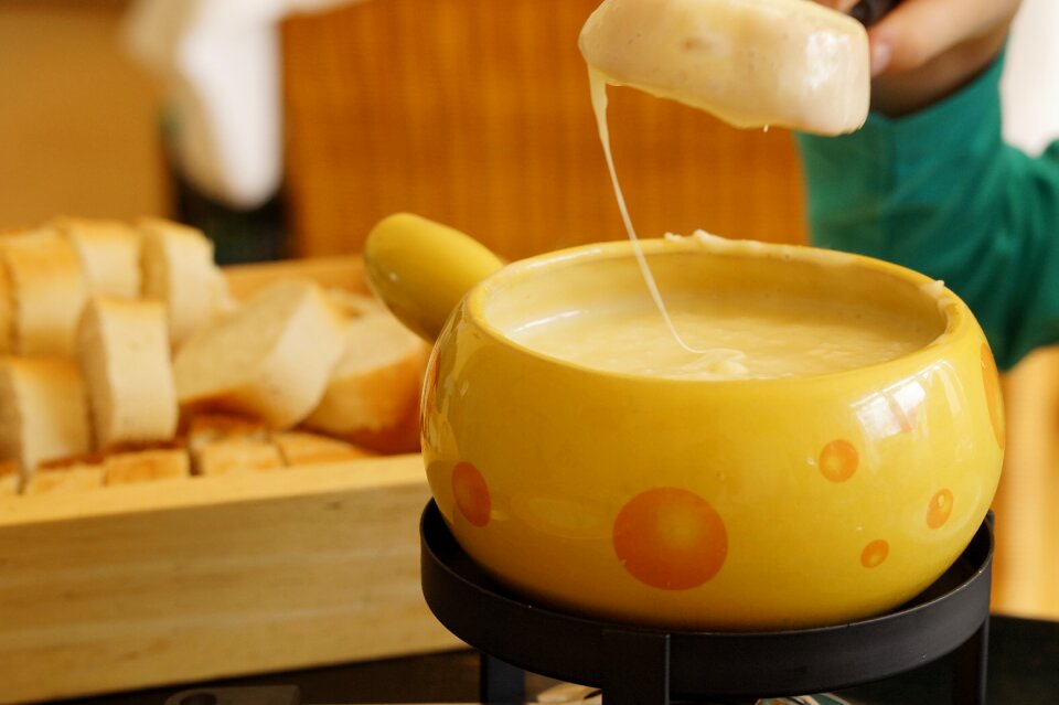 Cheese fondue switzerland specialty