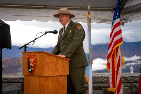 Foothills Parkway Ribbon Cutting, November 9, 2018--Joye Ardyn Durham