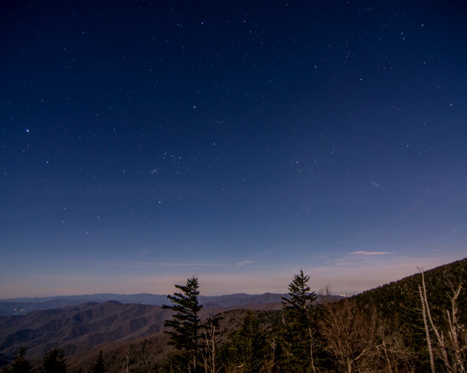 Night sky at Clingmans Dome, March 2018--Thom McManus