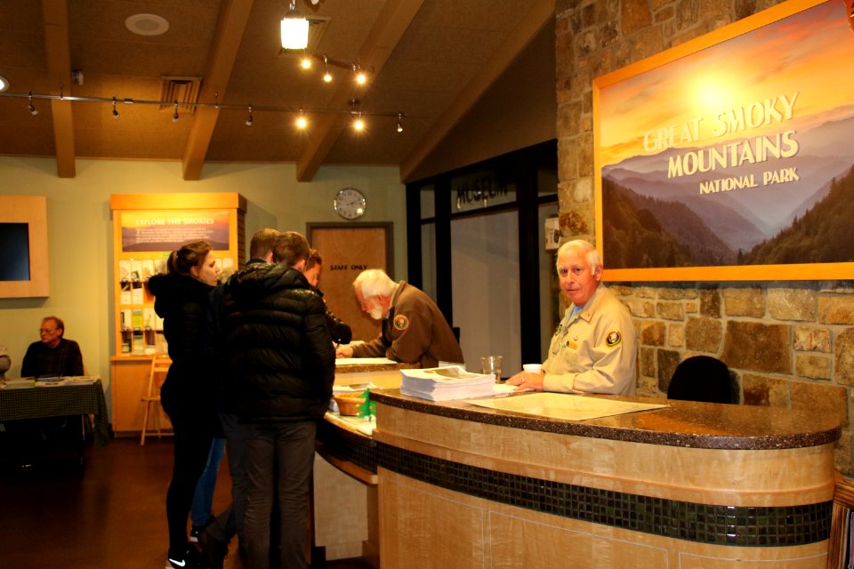 Volunteers assist visitors during the 2018 Festival of Christmas Past, December 8, 2018--Warren Bielenberg