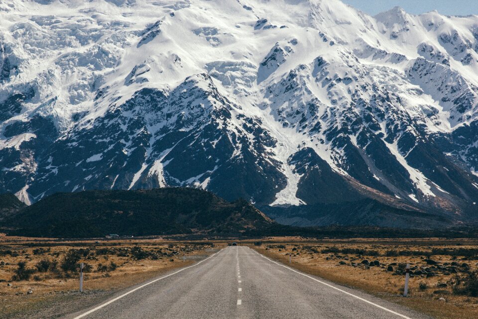 Road mountain journey